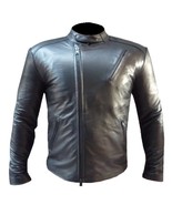 Tony Stark Movie Genuine Leather Jacket Iron man Asymmetrical Zip Famous... - $291.34 CAD