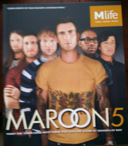 MAROON 5 at Mandalay Bayon the Cover of M Las Vegas Magazine Fall 2015 - £8.55 GBP