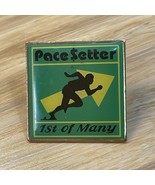 Vintage Pace Setter 1st of Many Racing Track Lapel Pin Pinback KG - $9.90