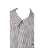Brooks Brothers White Burgundy Striped Traditional Shirt Non-Iron 17-35 ... - $61.80 CAD