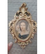 Old Vintage Pictorial Wall Picture Hanging Victorian Picture Made in Italy - £22.03 GBP