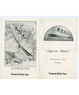 Queen Mary Masterpiece in the Making Brochure Cunard White Star 1935 - £58.55 GBP