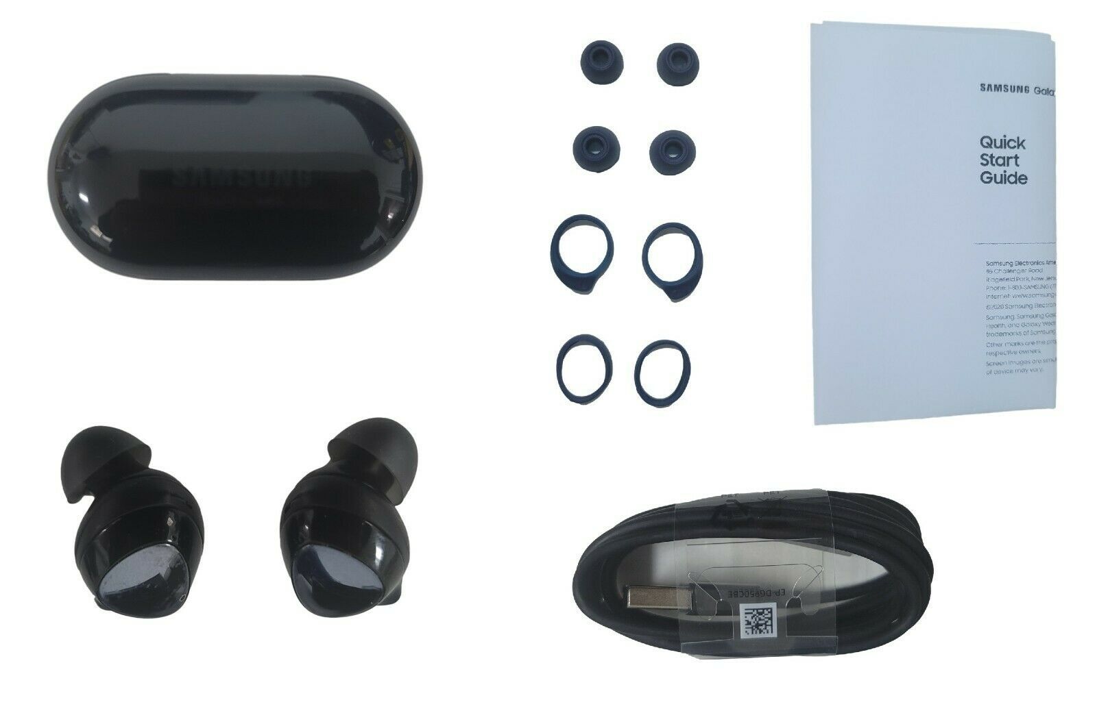 Samsung Galaxy Buds+ Plus True Wireless Bluetooth Headset SM-R175 - Cosmic Black - $102.18