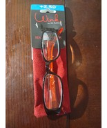 Wink By ICU Eyewear +2.50 With Black/Red Case-Brand New-SHIPS N 24 HOURS - £30.97 GBP
