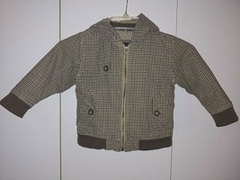 VT. GAP BOY&#39;S HOODED TODDLER JACKET-2 YEARS-COTTON SHELL- WORN ONCE-VERY... - $9.95