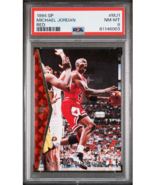 1992 SP Insert MJ1 Michael Jordan HOF Red &#39;He&#39;s Back&#39; PSA 8 - Historic B... - £23.25 GBP