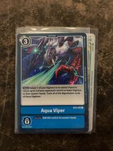Aqua Viper BT4-102 C Great Legend Digimon Moderately Played Unlimited Co... - $0.99
