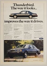 1984 Print Ad Ford Thunderbird 2-Door Best Built American Cars - £9.16 GBP