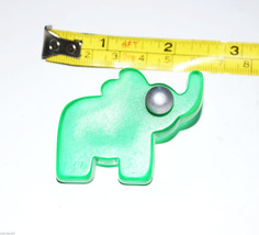 green elephant knob handle cabinet pull - $4.94