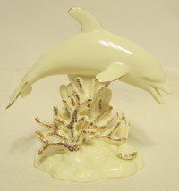 Lefton Dolphin Figurine Marine Curio Signed 1998 - £27.64 GBP