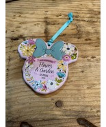Disney EPCOT 2020 Flower &amp; Garden Festival Disc Ornament Minnie Mouse Ic... - €16,54 EUR