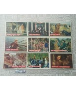 Topps Walt Disney Davy Crockett Green&amp; Orange Back lot of 9 trading cards - $14.50