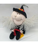 Vintage 1986 R. Dakin Plush Halloween Witch And Broom 11&quot; Tall Collectible - $24.98 CAD