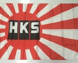 HKS Style 2 Banner Flag Car Blow Off Valve Japan Racing Mechanic Worksho... - $20.00