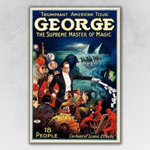 George The Supreme Master Vintage Magic Unframed Print Wall Art - $1,869.11 MXN