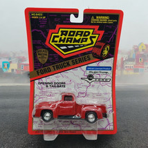 1996 Road Champs Red F-100 Ford Pick Up Die Cast Model 1/43 Scale NIB Toy - $14.54