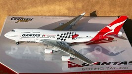 Qantas Boeing 747-400 VH-OEB Grand Prix 2011 Gemini Jets GJQFA1058 1:400 RARE - £68.70 GBP