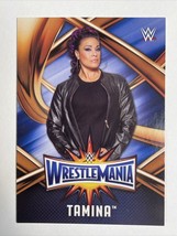 2017 Topps WWE Road to WrestleMania 33 Insert #WMR-48 Tamina wrestling card - £1.01 GBP