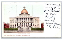 State House Boston Massachusetts MA 1903 Detroit Publishing UDB Postcard N16 - £3.05 GBP