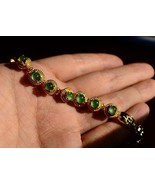Cert&#39;d Fine Natural Icy Translucent Emerald A Jadeite Jade Oval Cabochon... - £159.27 GBP
