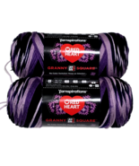 2 Pack Yarnspirations Red Heart Granny Square Black Grape Granny Medium ... - $605.17 MXN