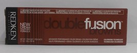 REDKEN Double Fusion DOUBLE BROWNS Professional Permanent Hair Color ~ 2.1 fl oz - $5.94+