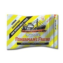 Fisherman&#39;s Friend Sugar Free Lemon Lozenges, 25g Sachet (Pack of 12) by Fisherm - £29.13 GBP