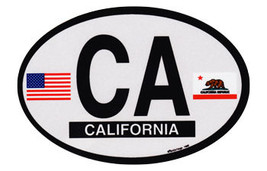 California Oval Decal - $2.70