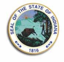 Indiana - 3.5&quot; State Seal - $56.31 MXN
