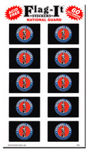 Army National Guard 50 Count Sticker Pack - £4.93 GBP
