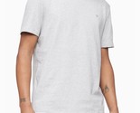 Calvin Klein Men&#39;s Smooth Cotton Solid Crewneck T-Shirt Heroric Gray Hea... - £17.42 GBP
