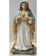 GUADALUPE SACRED HEART OF MARIA VIRGIN MARY RELIGIOUS FIGURINE STATUE - £30.12 GBP