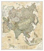 Asia National Geographic Wall Map (Executive-Laminated) - $29.99