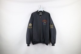 Vtg 80s Adidas Mens M Cortina Grenoble Olympics Spell Out Wool Varsity Jacket - £394.72 GBP