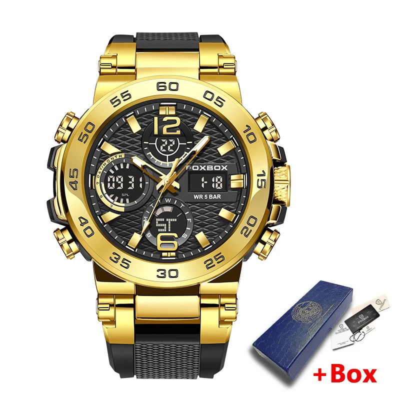 New Military Watches for Men Luxury Sport Chronograph Alarm WristWatch ​... - £30.62 GBP