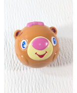 Bright Starts Have a Ball Bear replacement part girl teddy bear brown ba... - $92.86 MXN