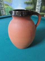 Royal Barum Ware  by C. H. Brannam England Red Clay Pitcher Glaze Inside 9 X 7&quot;* - £70.33 GBP