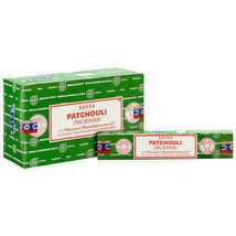 Satya Patchouli Genuine 12 X 15gm Of Incense Sticks - £16.55 GBP