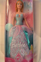 Princess Barbie -Teal and Pink Gown - 2008, Mattel# PO137 - Brand New - £25.10 GBP
