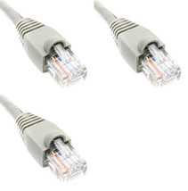 Ultra Spec Cables Pack of 3 - Gray 1FT Cat6 Ethernet Network Cable LAN I... - $29.97