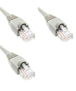 Ultra Spec Cables Pack of 3 - Gray 1FT Cat6 Ethernet Network Cable LAN I... - £16.50 GBP