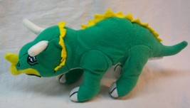 THE LAND BEFORE TIME Green TRICERATOPS DINOSAUR 9&quot; Plush STUFFED ANIMAL Toy - $14.85