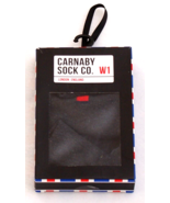 Carnaby Sock Co. W1 London England Black Crew Socks Men&#39;s 8-12 NWT - £15.56 GBP