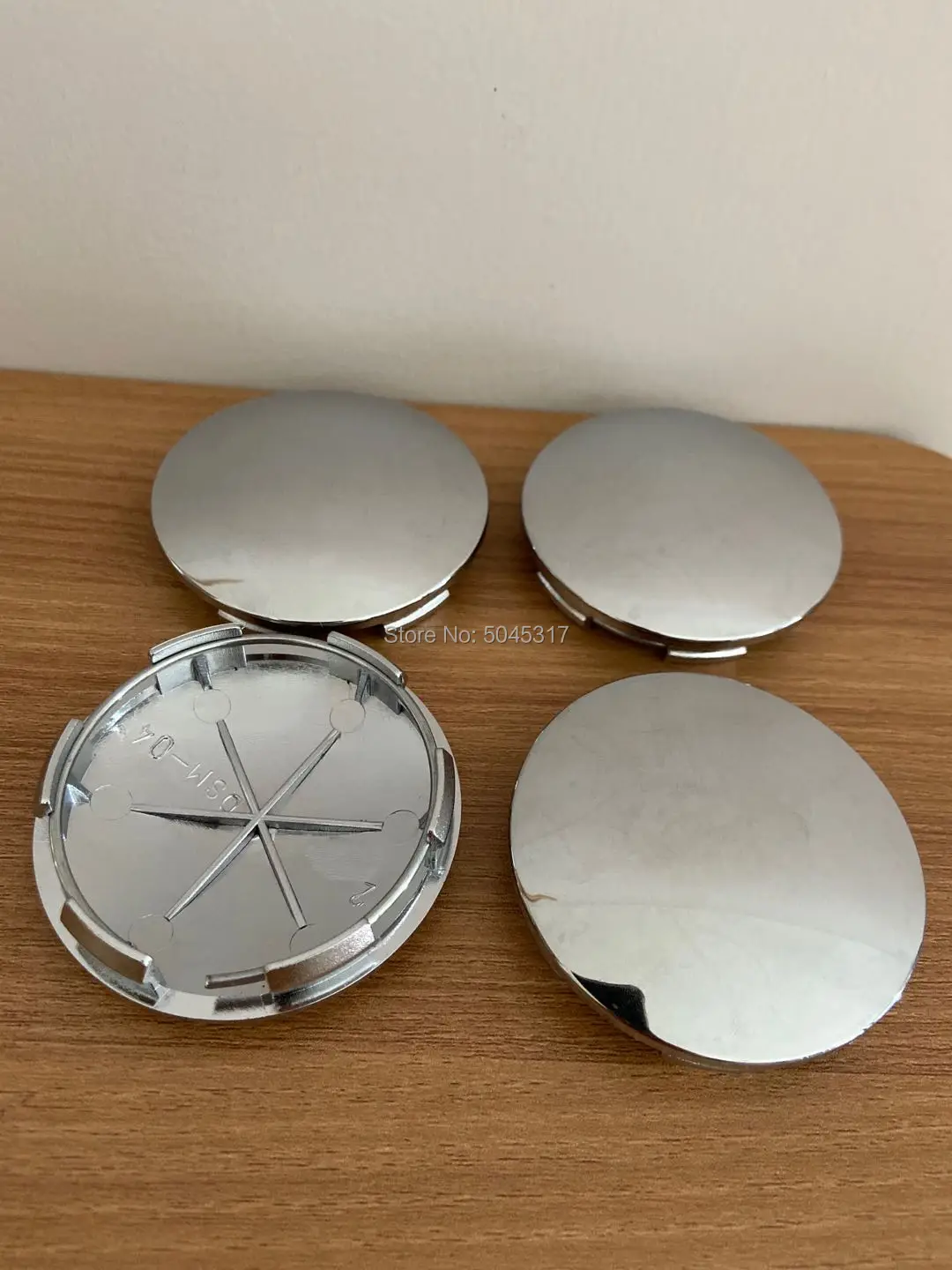 20pcs 64mm/60mm No  Blank Chrome Car Wheel Center Hub Rim Caps Cover - $56.19 CAD