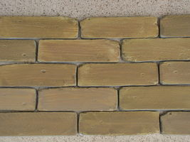 Antique Brick Veneer Side Molds 8x2" Cover Wall Floor Patio, 45+5 FREE Fast Ship image 2