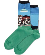 Hot Sox Womens Poker Game Crew Socks 1 Pair 9-11 - £10.30 GBP