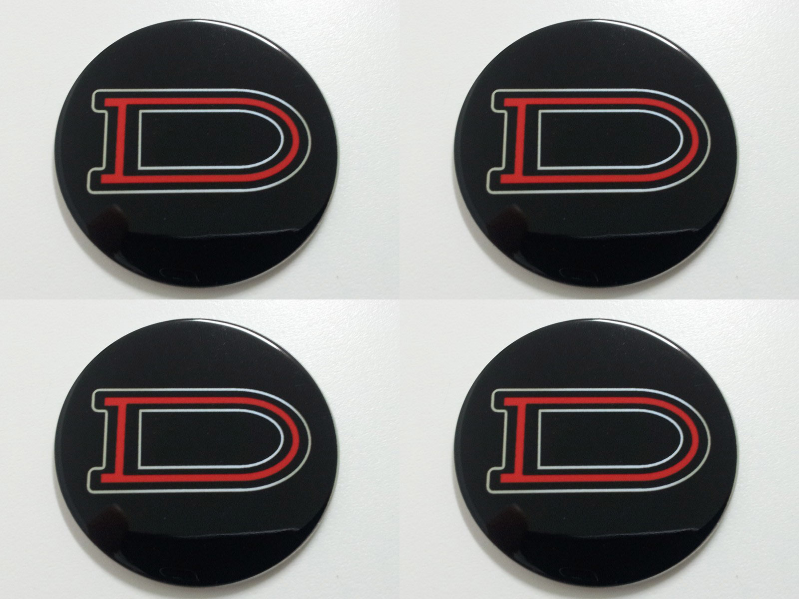 Datsun 10 - Set of 4 Metal Stickers for Wheel Center Caps Logo Badges Rims  - £19.90 GBP - £39.88 GBP