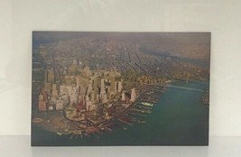 &#39;New York NY from the Air&#39; American Airlines Vintage Postcard - £9.31 GBP