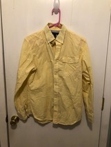 Banana Republic Soft Wash Mens Shirt SZ Small 14-14.5 Button Front Long ... - £10.12 GBP