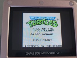 TMNT Teenage Mutant Ninja Turtles: Fall of the Foot Clan Nintendo Game Boy - £18.58 GBP